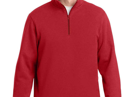SportTek 1/4Zip Sweatshirt ST253 True Red