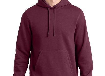 SportTek Pullover Hooded Sweatshirt ST254 Maroon