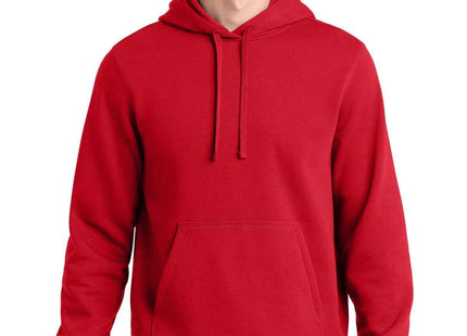 SportTek Pullover Hooded Sweatshirt ST254 True Red