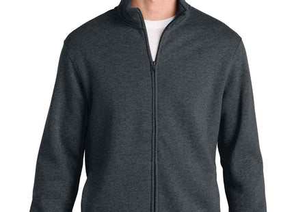 SportTek FullZip Sweatshirt ST259 Graphite Heather