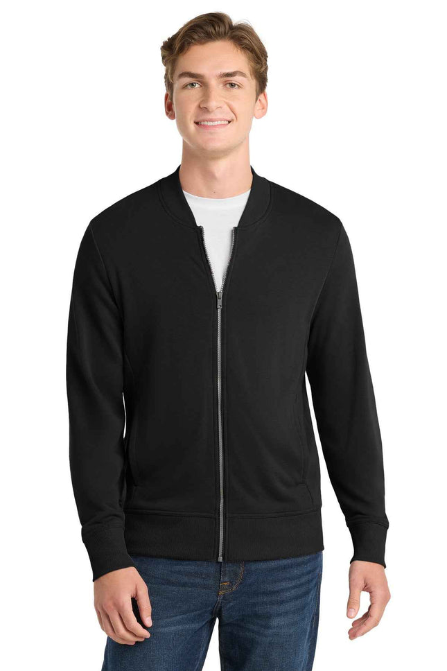 SportTek Lightweight French Terry Bomber ST274