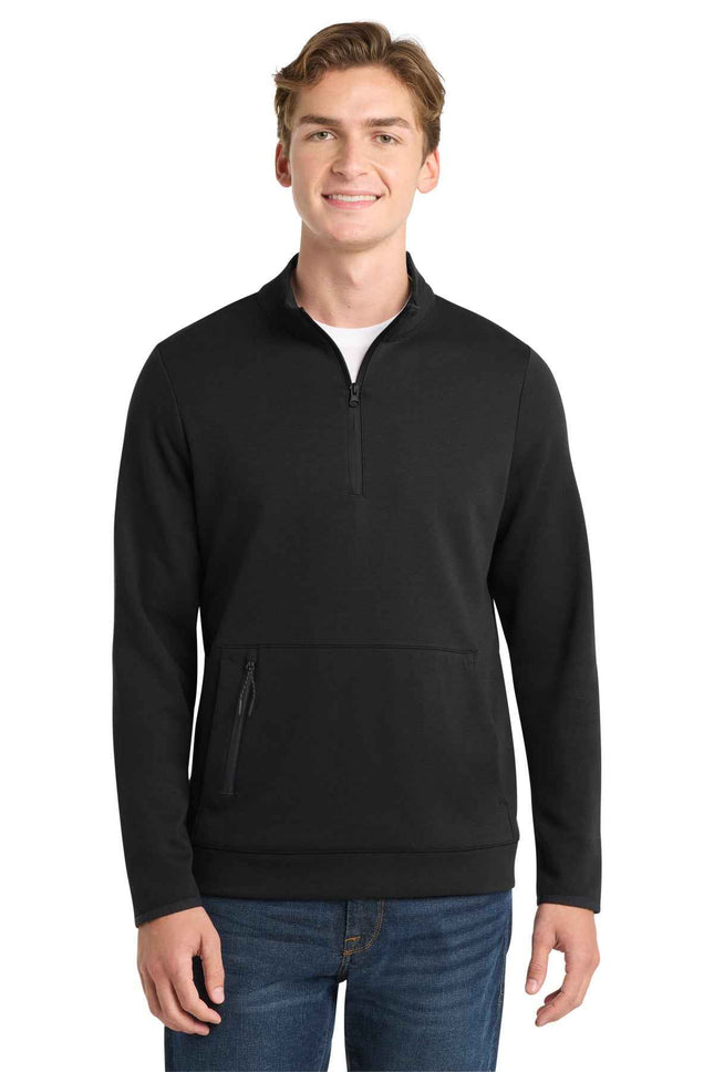 SportTek Triumph 1/4Zip Pullover ST281 Black