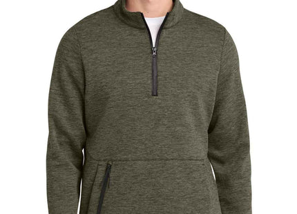 SportTek Triumph 1/4Zip Pullover ST281 Olive Heather