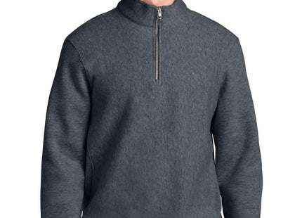 SportTek Super Heavyweight 1/4Zip Pullover Sweatshirt ST283 Graphite Heather