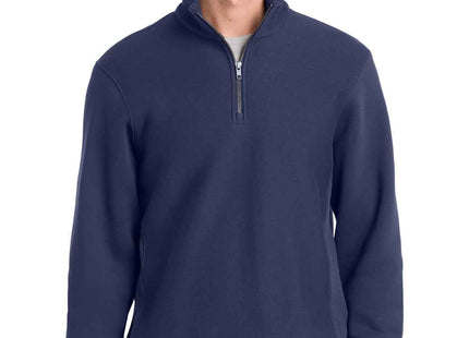 SportTek Super Heavyweight 1/4Zip Pullover Sweatshirt ST283 True Navy