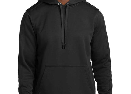 SportTek Repel Fleece Hooded Pullover ST290 Black