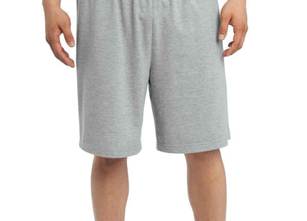 SportTek Jersey Knit Short with Pockets ST310 Heather Grey