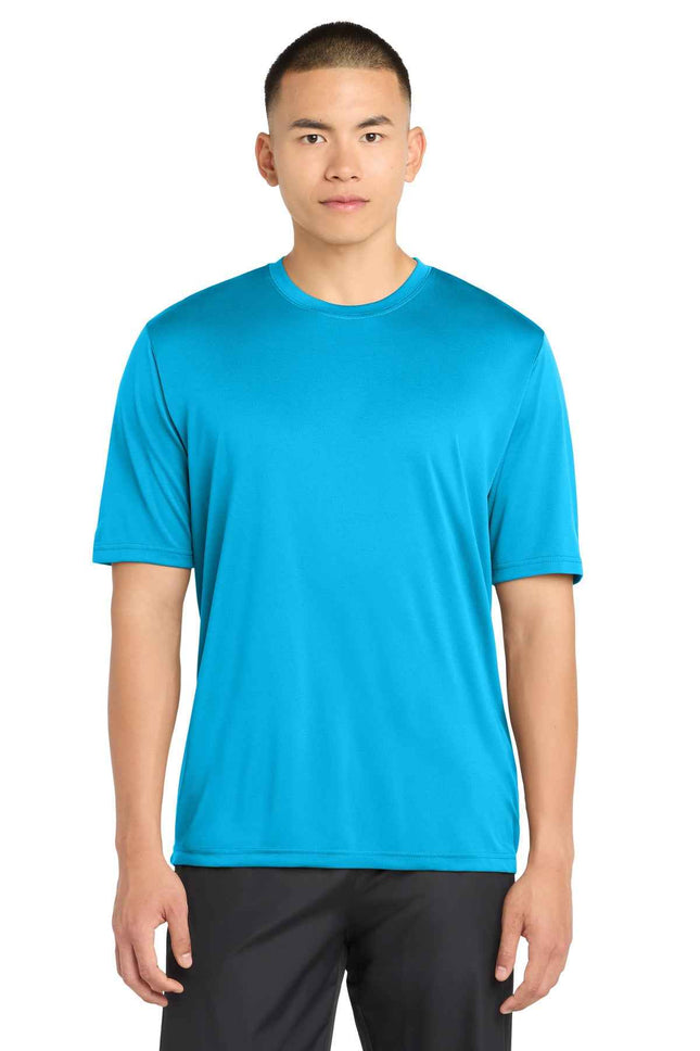 SportTek PosiCharge Tough Tee ST320 Atomic Blue