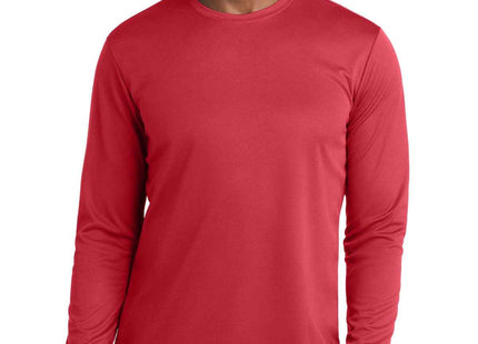 SportTek PosiCharge RacerMesh Long Sleeve Tee ST340LS True Red