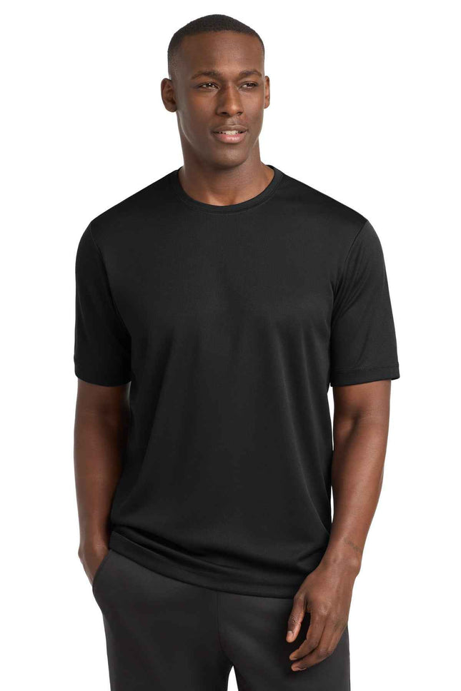 SportTek PosiCharge RacerMesh Tee ST340 Black