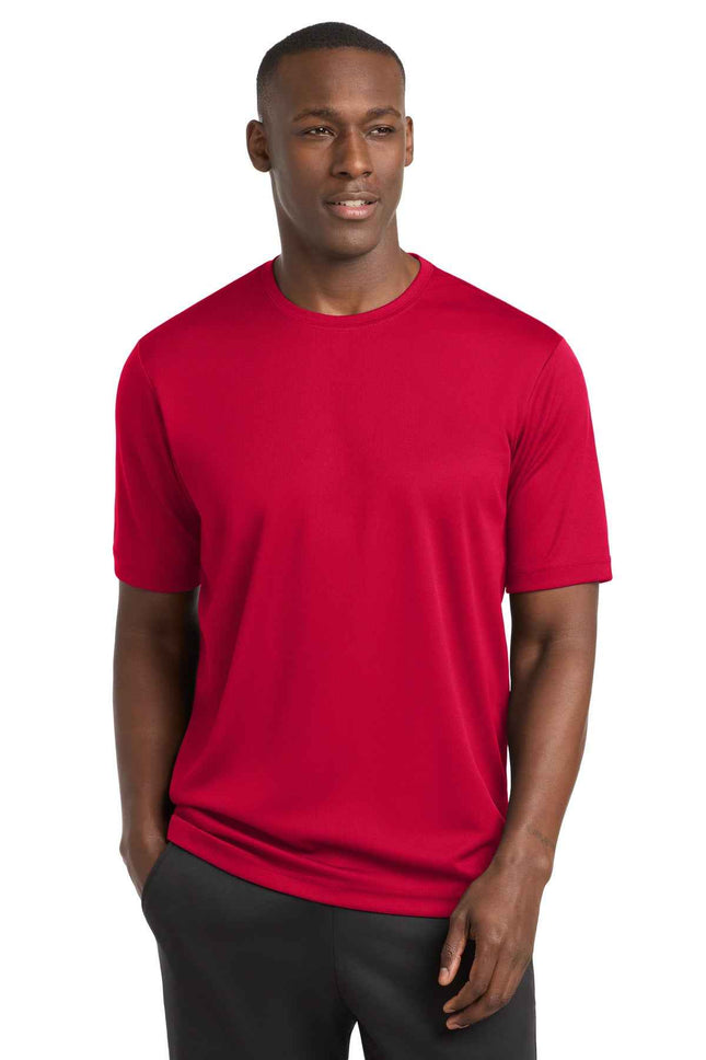 SportTek PosiCharge RacerMesh Tee ST340 Deep Red
