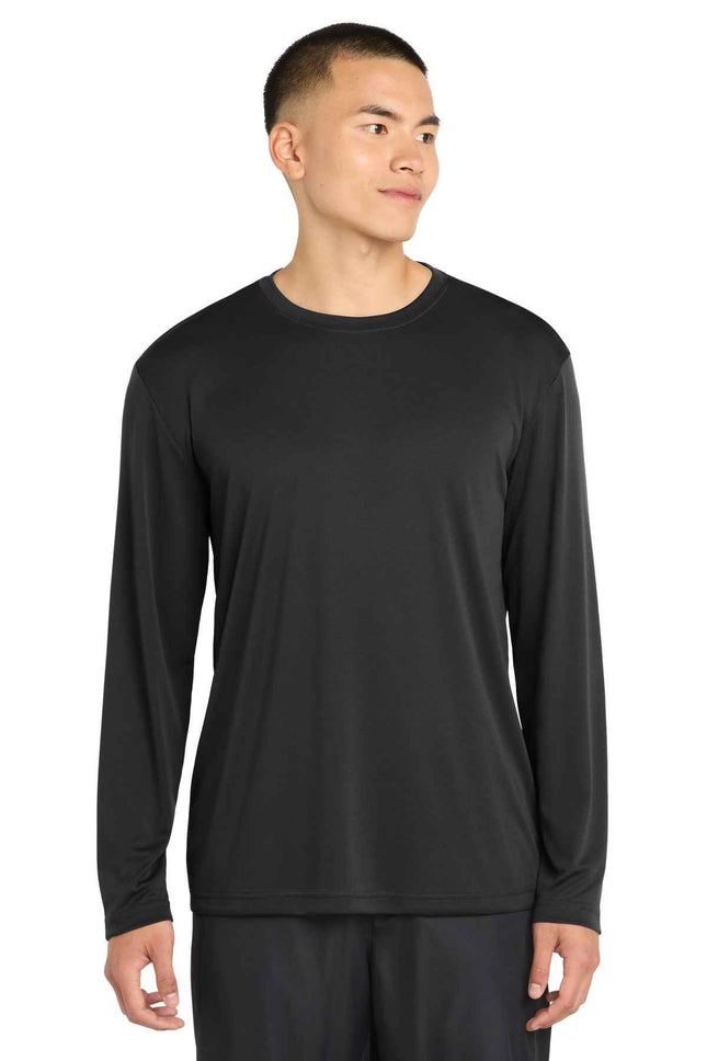 SportTek Long Sleeve PosiCharge Competitor Tee ST350LS Black