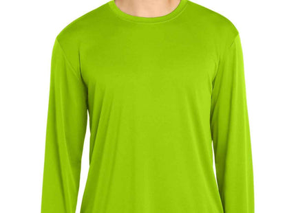 SportTek Long Sleeve PosiCharge Competitor Tee ST350LS Lime Shock