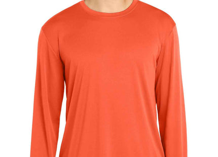 SportTek Long Sleeve PosiCharge Competitor Tee ST350LS Neon Orange