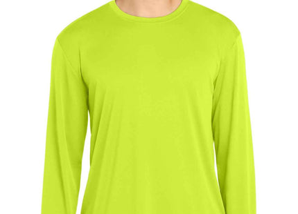 SportTek Long Sleeve PosiCharge Competitor Tee ST350LS Neon Yellow