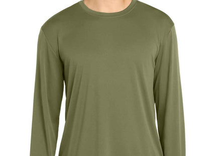 SportTek Long Sleeve PosiCharge Competitor Tee ST350LS Olive Drab Green