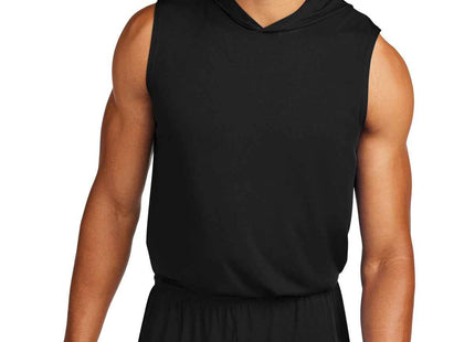 SportTek Competitor Sleeveless Hoodie ST352H Black