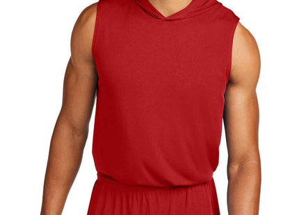 SportTek Competitor Sleeveless Hoodie ST352H Deep Red