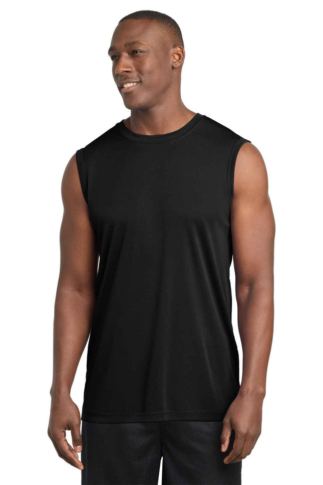 SportTek Sleeveless PosiCharge Competitor Tee ST352 Black