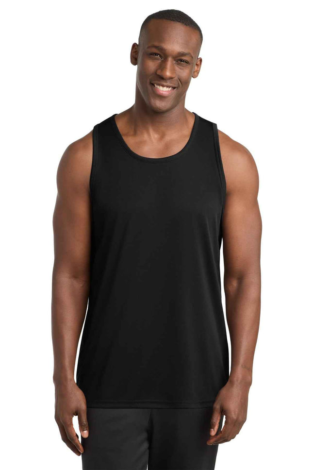 SportTek PosiCharge Competitor Tank ST356 Black