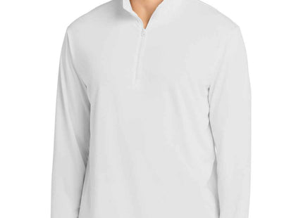 SportTek PosiCharge Competitor 1/4Zip Pullover ST357 White
