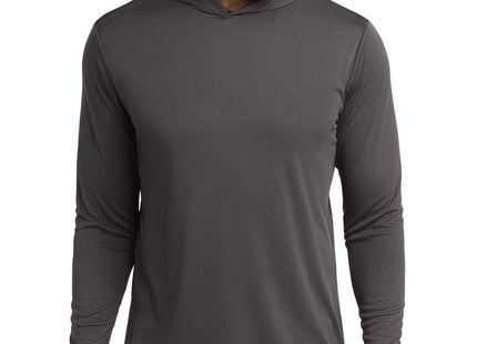 SportTek PosiCharge Competitor Hooded Pullover ST358 Iron Grey