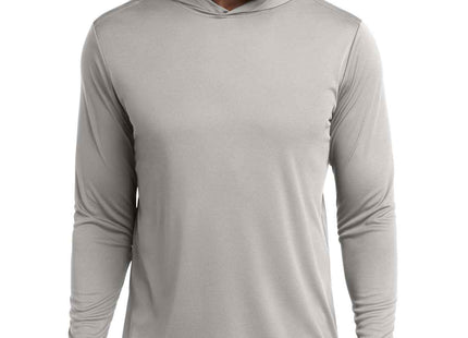 SportTek PosiCharge Competitor Hooded Pullover ST358 Silver