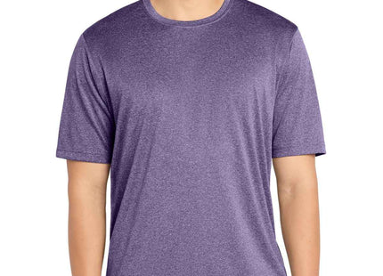 SportTek Heather Contender Tee ST360 Purple Heather