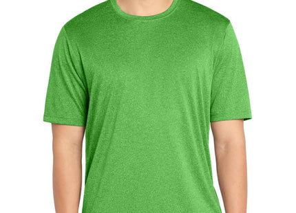 SportTek Heather Contender Tee ST360 Turf Green Heather
