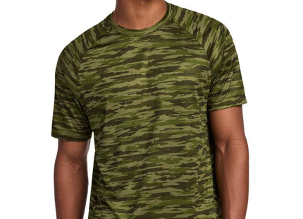 SportTek Drift Camo Tee ST375 Olive Drab Green