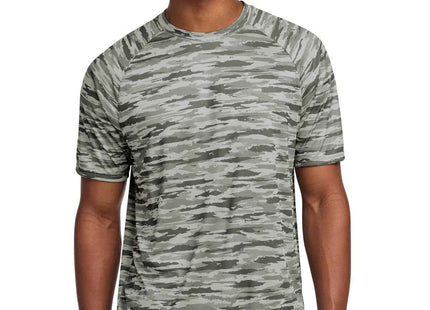 SportTek Drift Camo Tee ST375 Silver