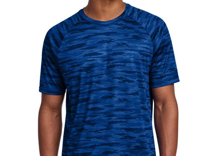 SportTek Drift Camo Tee ST375 True Royal