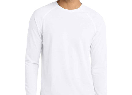 SportTek PosiCharge Long Sleeve TriBlend Wicking Raglan Tee ST400LS