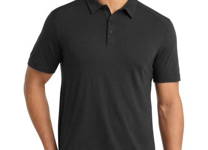SportTek PosiCharge TriBlend Wicking Polo ST405 Black Triad Solid