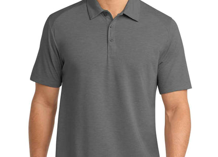 SportTek PosiCharge TriBlend Wicking Polo ST405 Dark Grey Heather