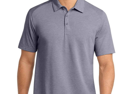 SportTek PosiCharge TriBlend Wicking Polo ST405 True Navy Heather