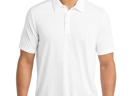 SportTek PosiCharge TriBlend Wicking Polo ST405 White Triad Solid