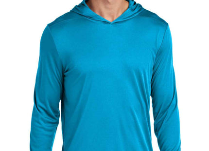 SportTek PosiUV Pro Long Sleeve Hoodie ST420LSH Sapphire