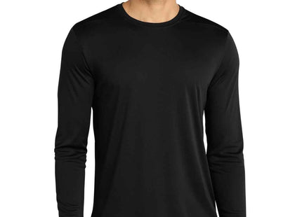 SportTek PosiUV Pro Long Sleeve Tee ST420LS Black