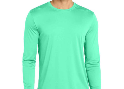 SportTek PosiUV Pro Long Sleeve Tee ST420LS Bright Seafoam