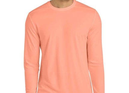 SportTek PosiUV Pro Long Sleeve Tee ST420LS Soft Coral