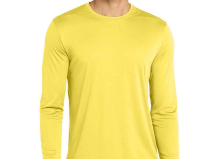 SportTek PosiUV Pro Long Sleeve Tee ST420LS Yellow