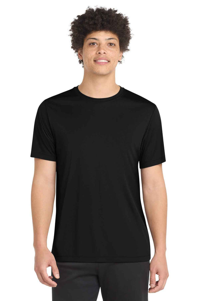 SportTek PosiUV Pro Tee ST420 Black