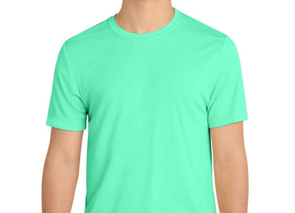 SportTek PosiUV Pro Tee ST420 Bright Seafoam