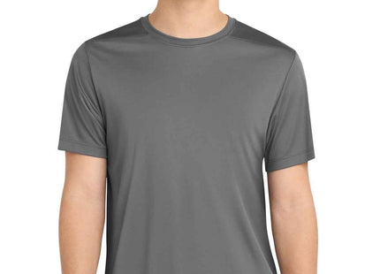 SportTek PosiUV Pro Tee ST420 Dark Smoke Grey