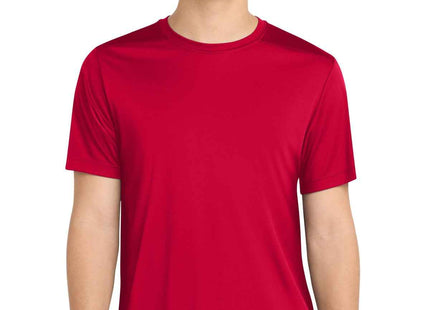 SportTek PosiUV Pro Tee ST420 Deep Red