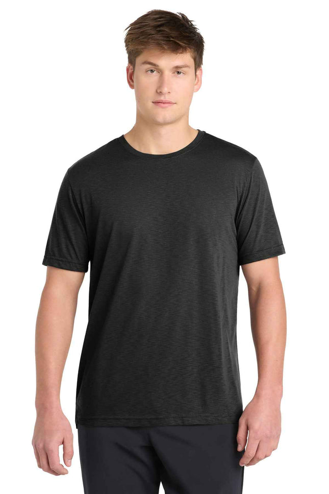 SportTek PosiCharge Strive Tee ST430 Black