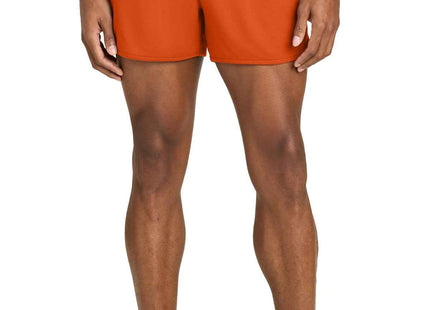 SportTek Club 4" Track Short ST447 Deep Orange