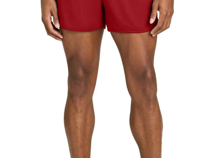 SportTek Club 4" Track Short ST447 Deep Red
