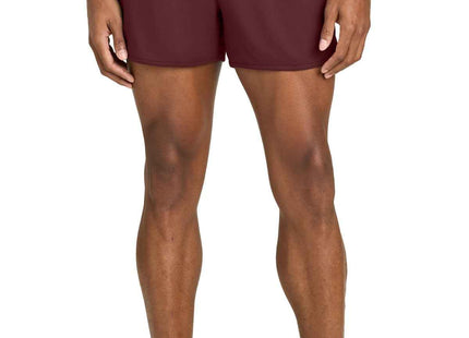 SportTek Club 4" Track Short ST447 Maroon